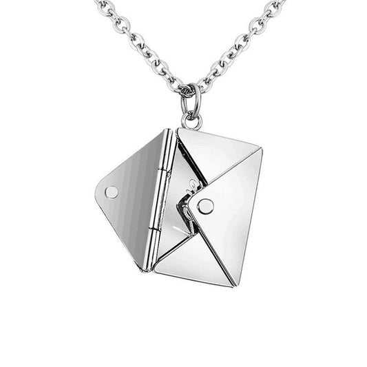 Letter Envelope Silver Gold Necklace